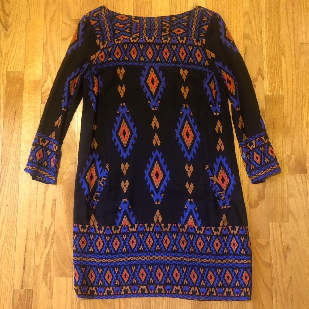 lucky Brand Ikat Shift Dress - size small